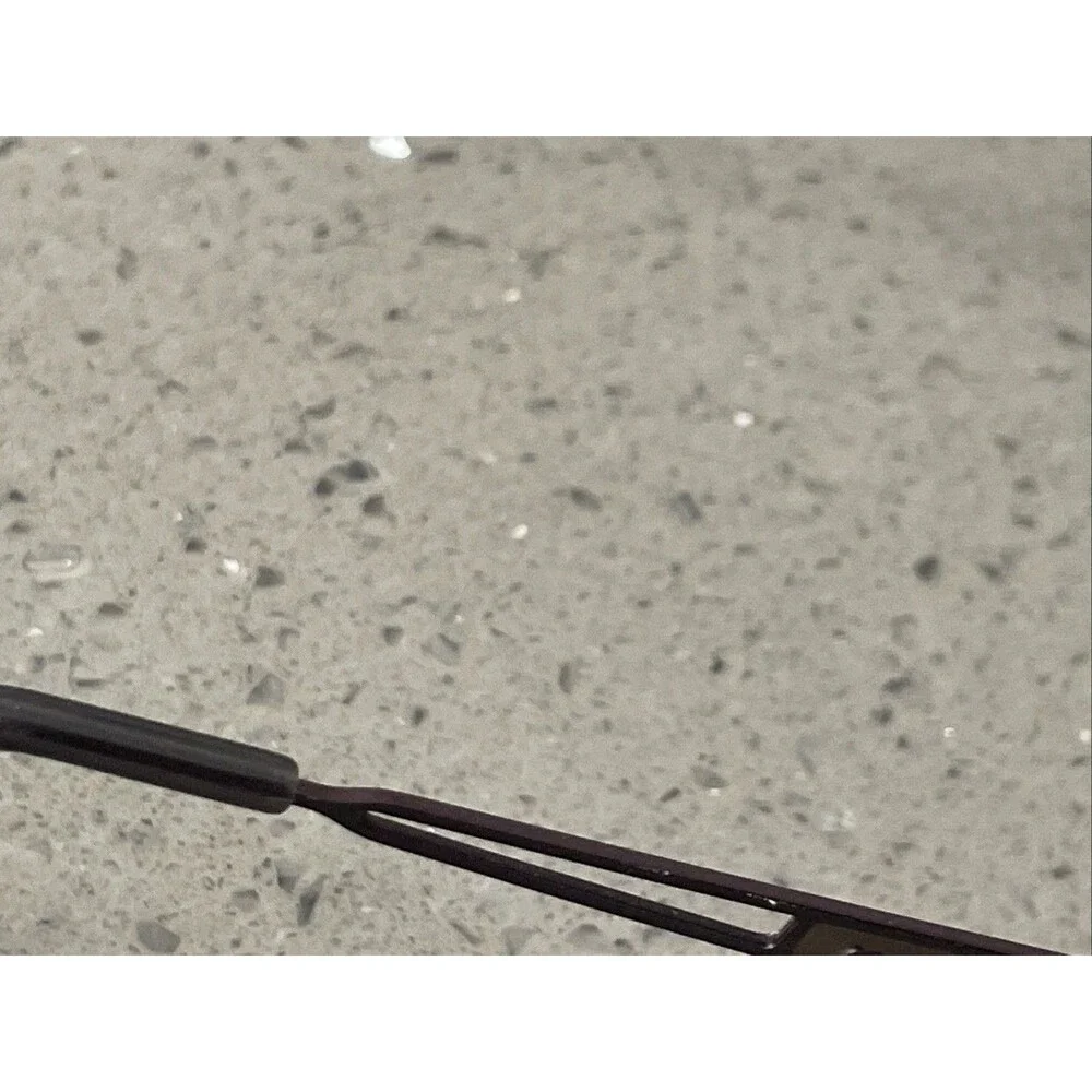 CEN ADP016 Eyeglasses 48-17-130 FRAMES ONLY BLK CEN Half Rim Purple bronze